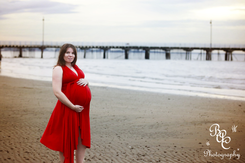 Shorncliffe Beach Maternity Portrait