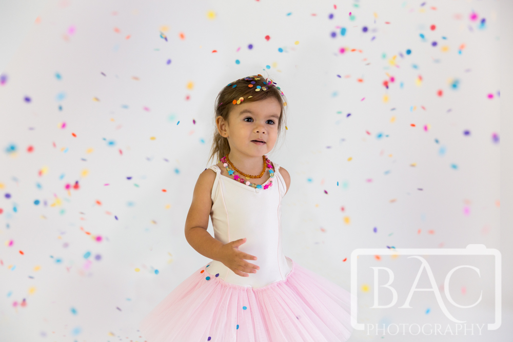 Little Ballerina confetti portraits Brisbane