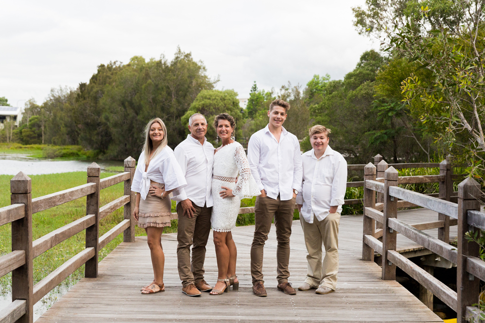 what to wear for family portraits Australia - pinks & blues