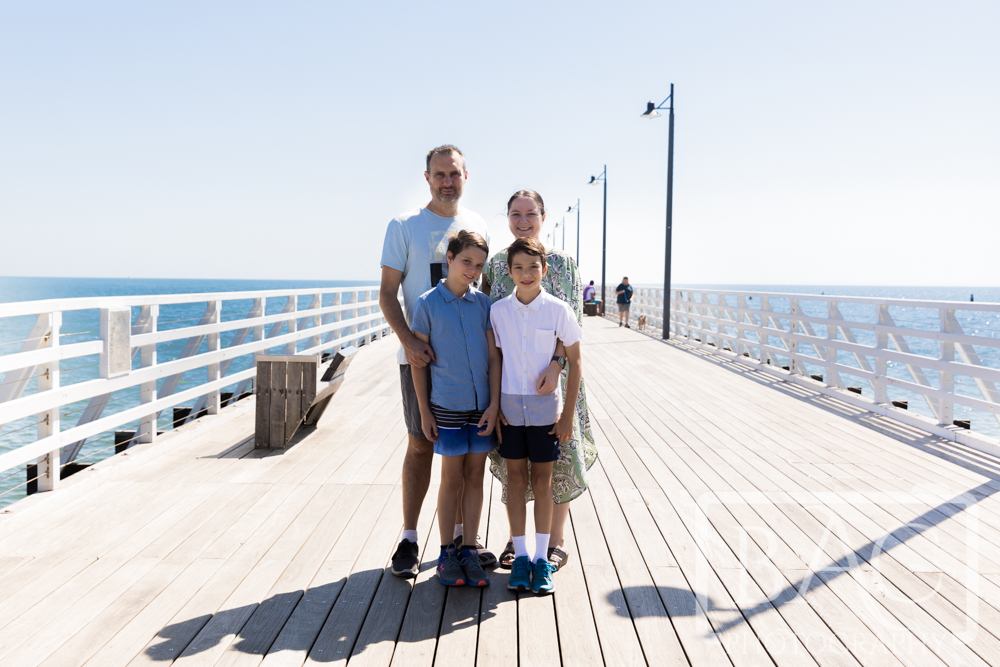 family portrait on shorncliffe pier