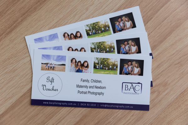BAC Photography gift vouchers