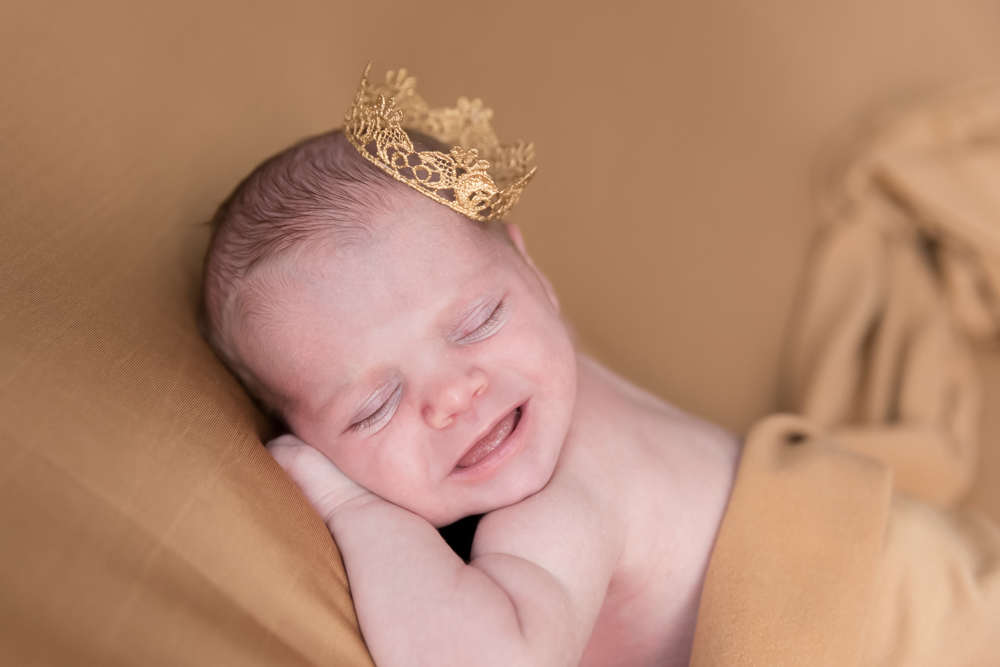 Crown newborn portrait